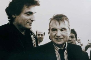 Léonard Gianadda avec Francis Bacon en 1987